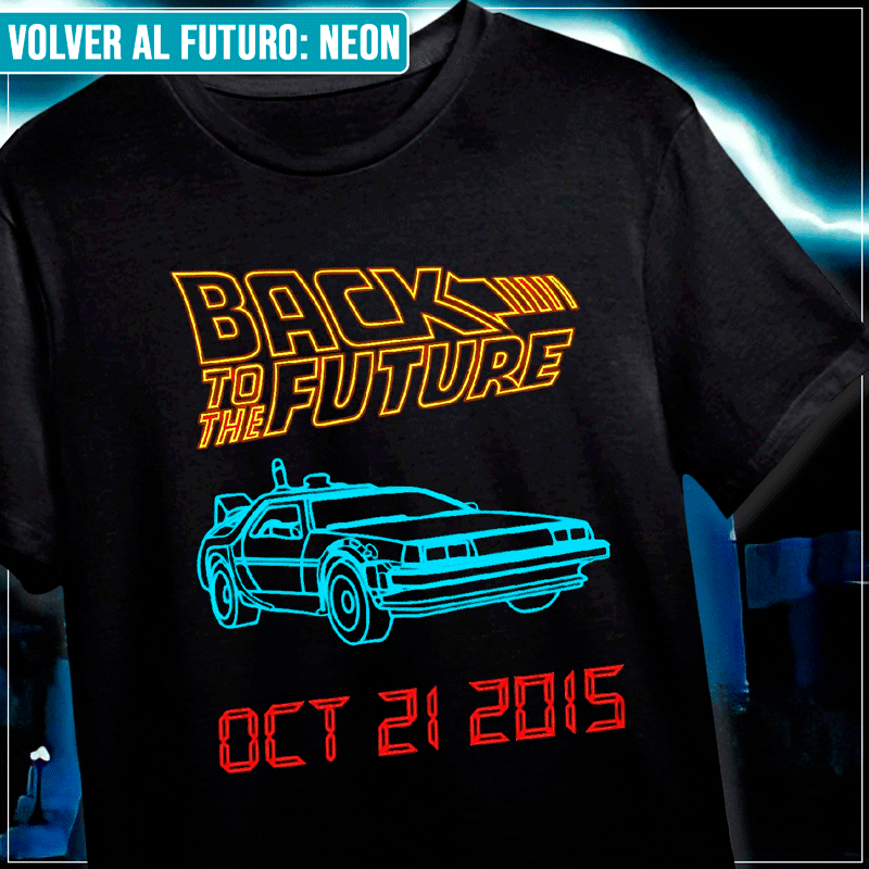 Remera "Volver al futuro: Neon"