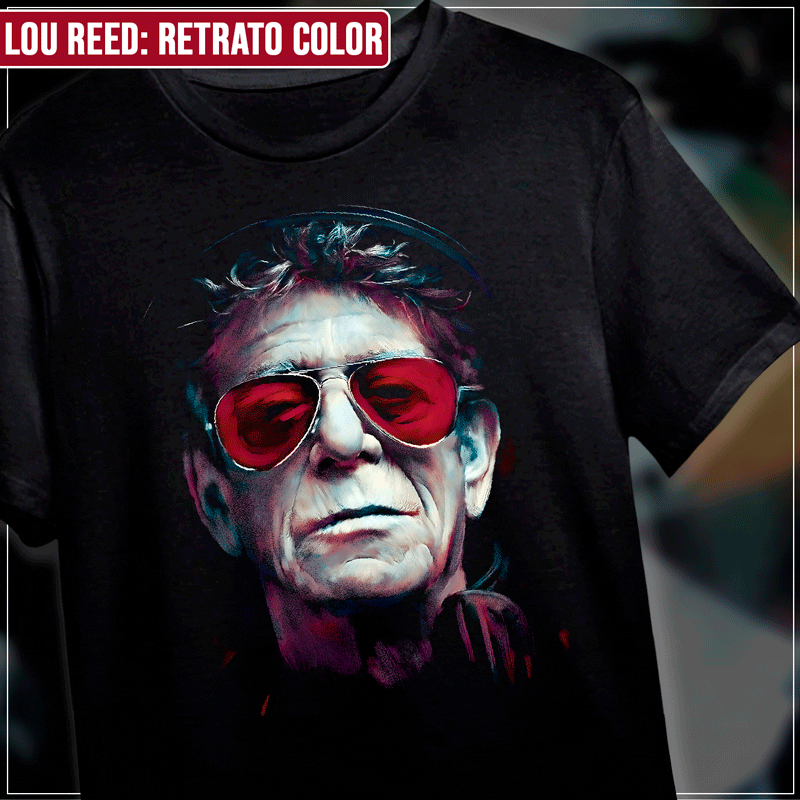 Remera "Lou Reed: Retrato color"