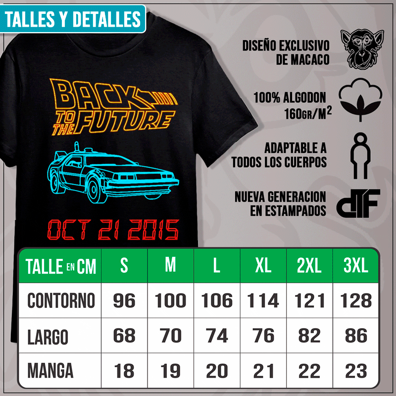 Remera "Volver al futuro: Neon" - Imagen 3