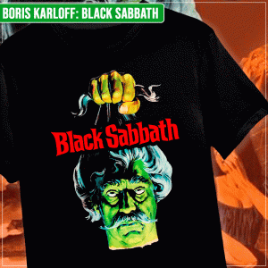 Remera "Boris Karloff: Black Sabbath"