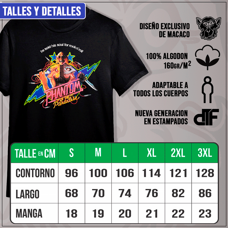 Remera "El Fantasma del Paraíso: Afiche" - Imagen 3