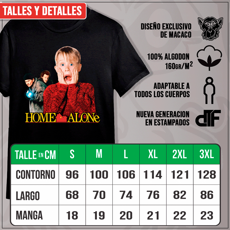 Remera "Mi pobre angelito 1: Solo en casa" - Imagen 3