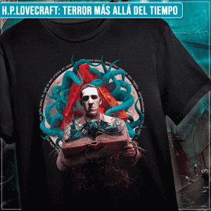 Remera "H.P. Lovecraft: Terror más allá del tiempo"