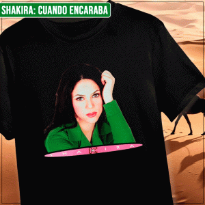 Remera "Shakira: Cuando encaraba”