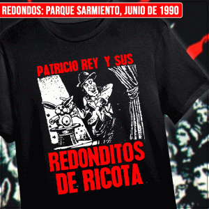 Remera "Redondos: Parque Sarmiento, Junio de 1990"