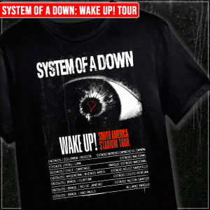 Remera "System Of A Wown: Wake Up! Tour"