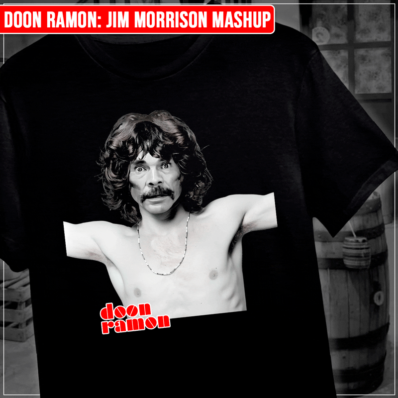 Remera "Doon Ramon: Jim Morrison Mashup"