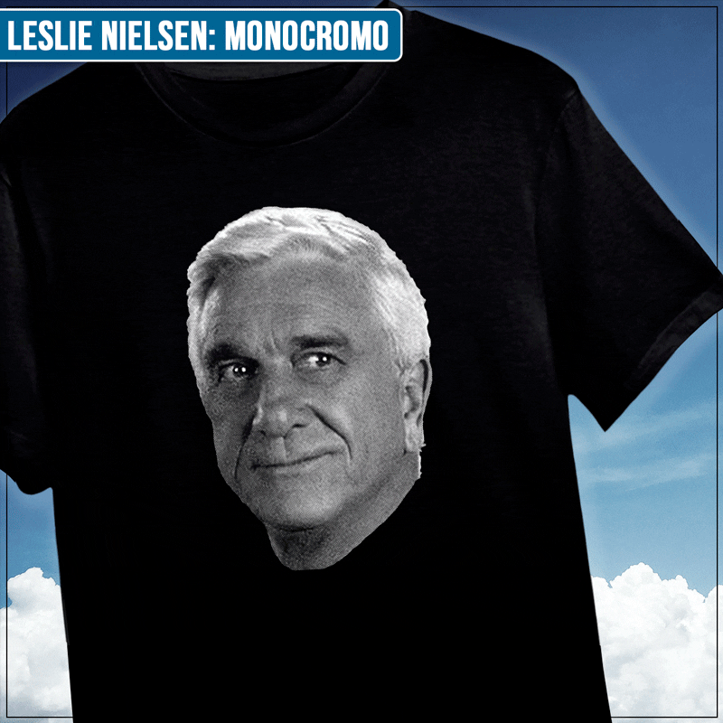 Remera "Leslie Nielsen: Monocromo"