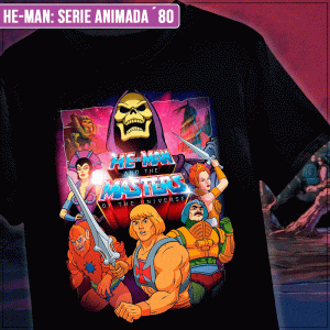 Remera "He-Man: Serie Animada `80"