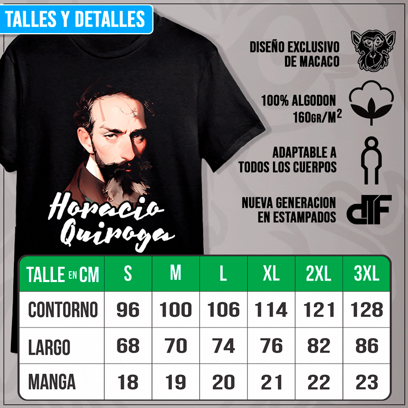 Remera "Horacio Quiroga" - Imagen 3