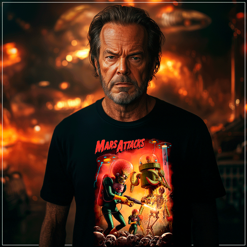 Remera "Mars Attacks!: Queremos ser sus amigos" - Imagen 2