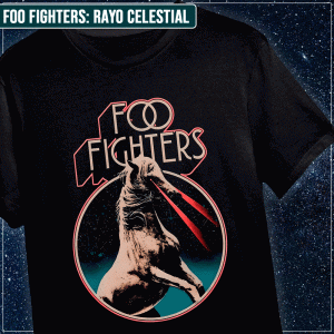 Remera "Foo Fighters: Rayo Celestial"