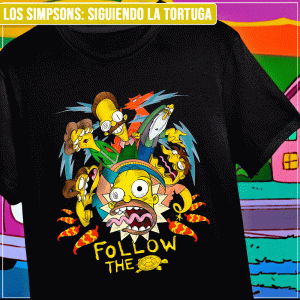 Remera "Los Simpsons: Siguiendo la tortuga"