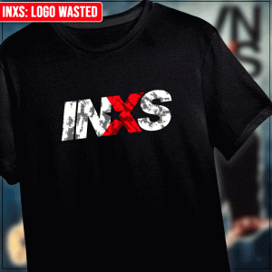 Remera "INXS: Logo Wasted"