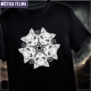 Remera "Mística Felina"