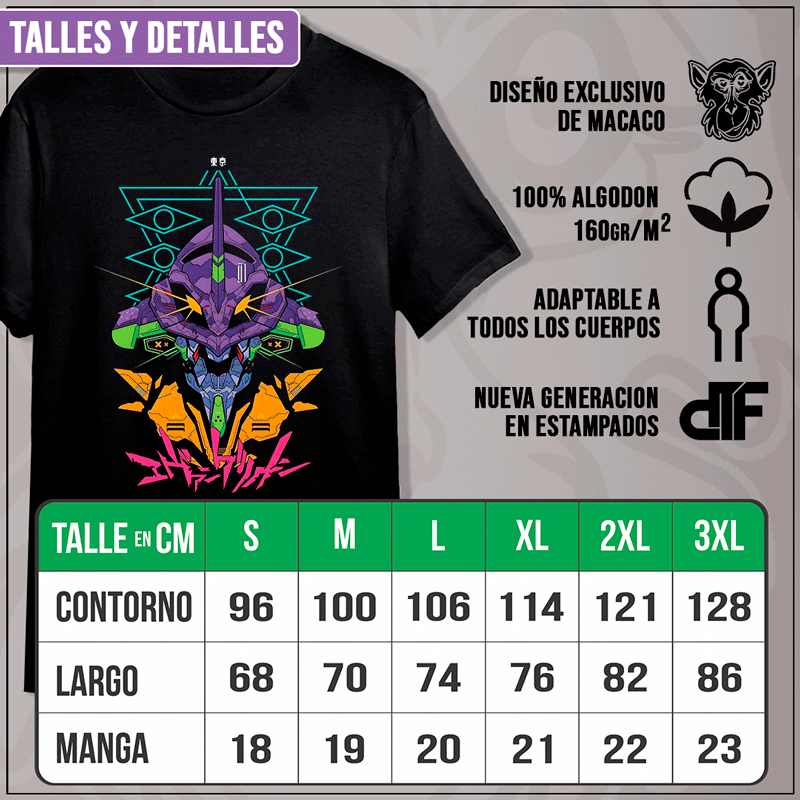 Remera "Evangelion: EVA-01" - Imagen 3