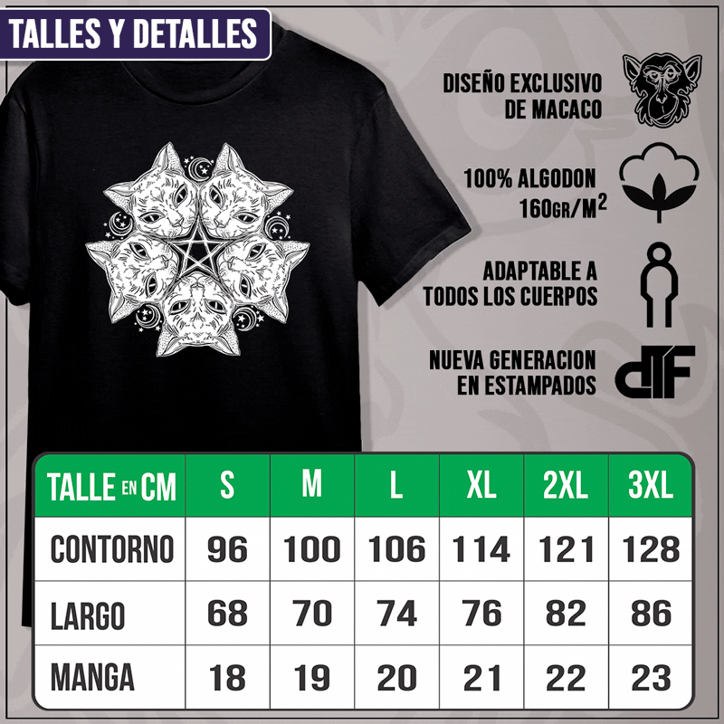 Remera "Mística Felina" - Imagen 3