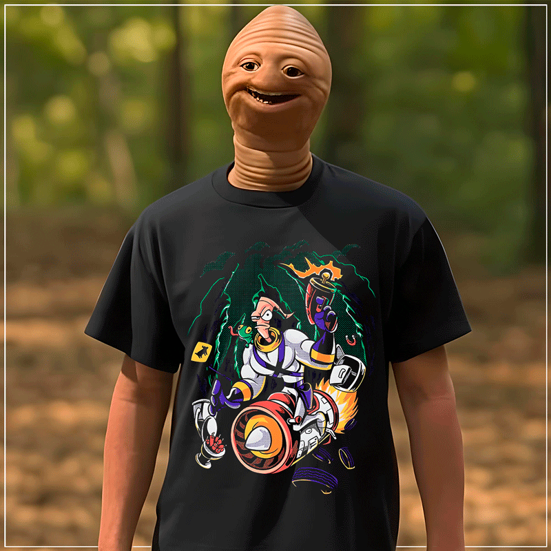 Remera "Earthworm Jim: Gusano Supremo" - Imagen 2