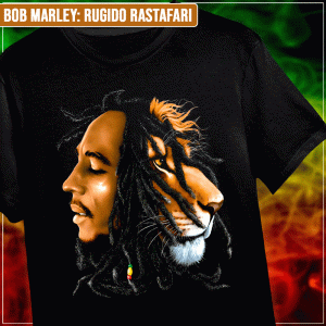 Remera "Bob Marley: Rugido Rastafari"
