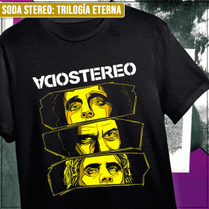 Remera "Soda Stereo: Trilogía Eterna"