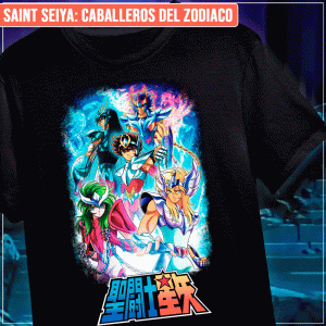 Remera "Saint Seiya: Caballeros Del Zodiaco"