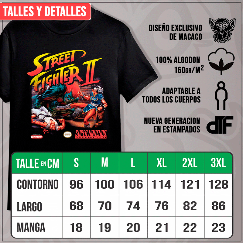 Remera "Street Fighter II: Super Nes" - Imagen 3