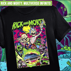 Remera "Rick And Morty: Multiverso Infinito"