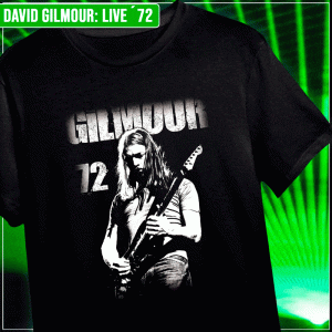 Remera "David Gilmour: Live 1972"