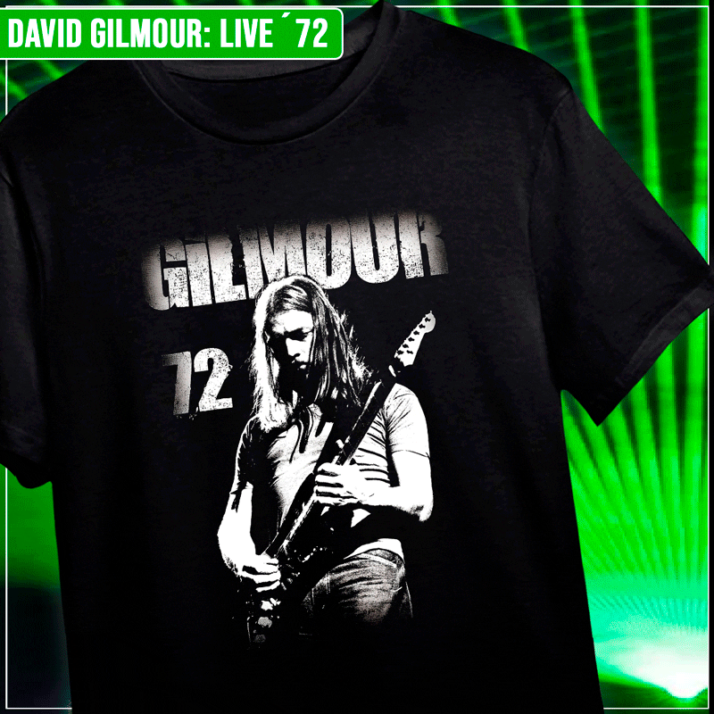 Remera "David Gilmour: Live 1972"