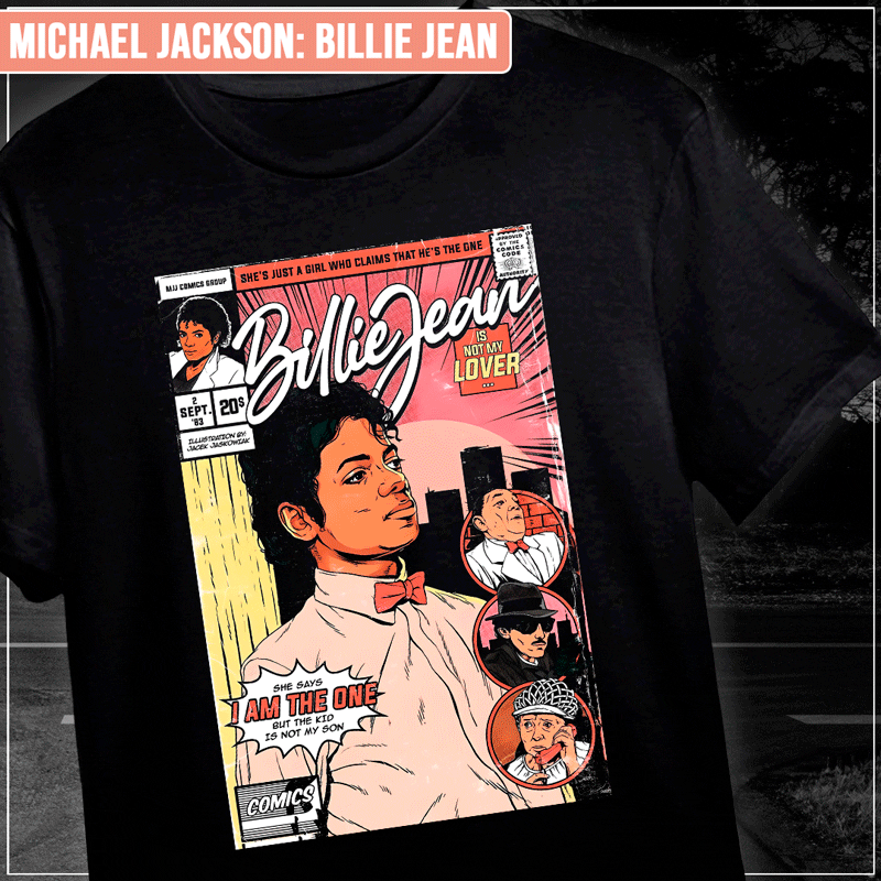Remera "Michael Jackson: Billie Jean"