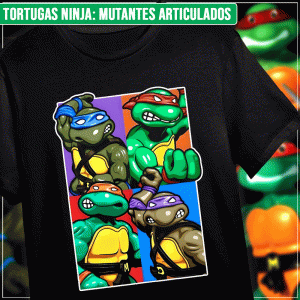 Remera "Tortugas Ninja: Mutantes Articulados"