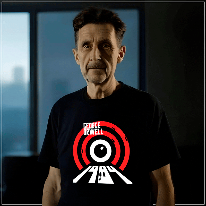 Remera "George Orwell: 1984 Gran Hermano te observa" - Imagen 2