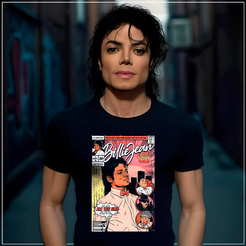 Remera "Michael Jackson: Billie Jean" - Imagen 2