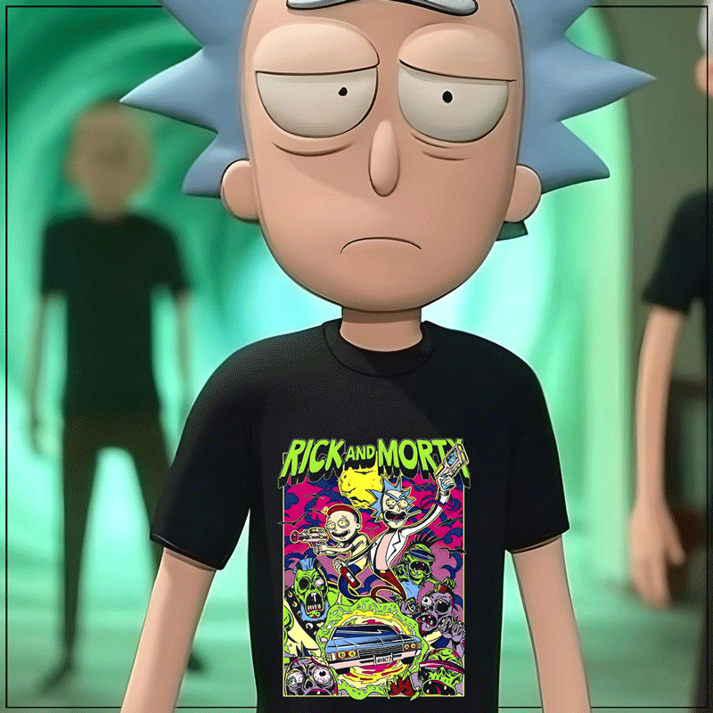 Remera "Rick And Morty: Multiverso Infinito" - Imagen 2