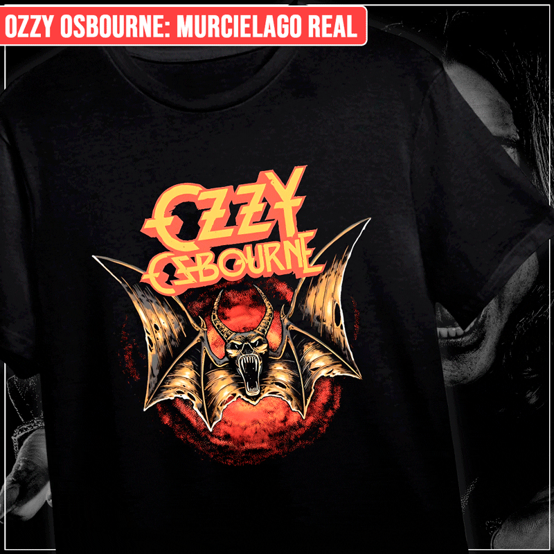 Remera "Ozzy Osbourne: Murciélago Real"