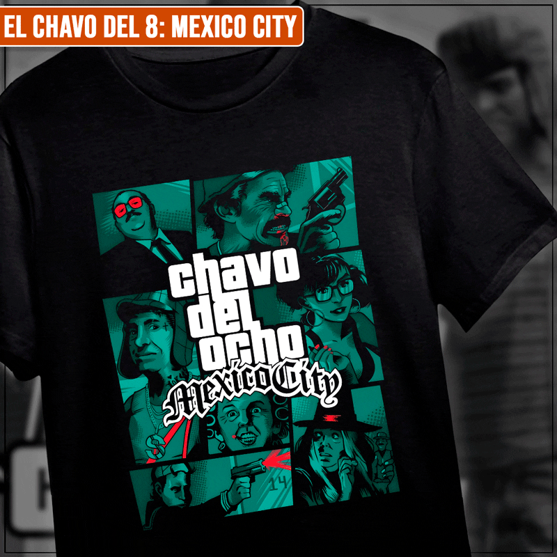 Remera "El Chavo del 8: Mexico City"