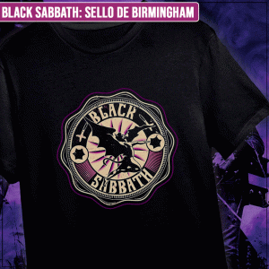 Remera "Black Sabbath: Sello de Birmingham"