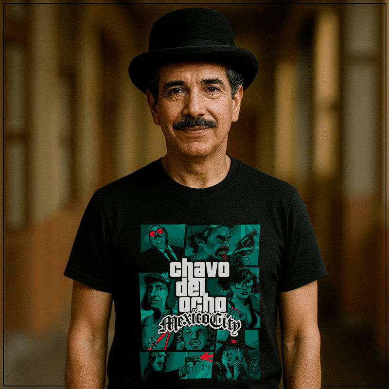 Remera "El Chavo del 8: Mexico City" - Imagen 2
