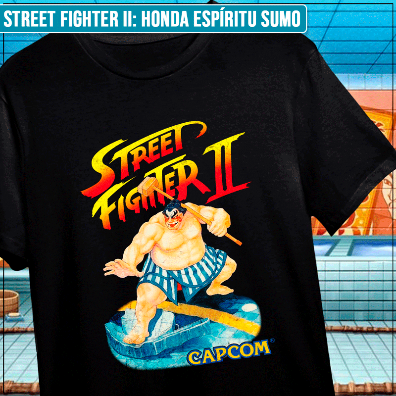 Remera "Street Fighter II: Honda Espíritu Sumo"