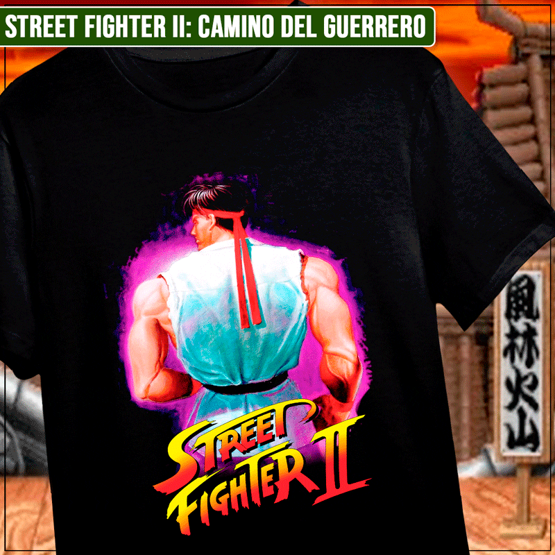 Remera "Street Fighter II: Camino del Guerrero"