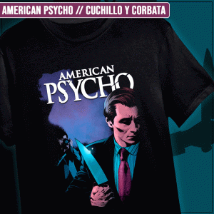 Remera "American Psycho: Cuchillo y Corbata"