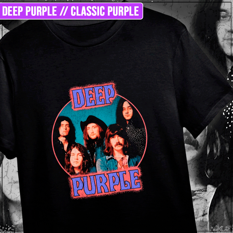 Remera "Deep Purple: Classic Purple"