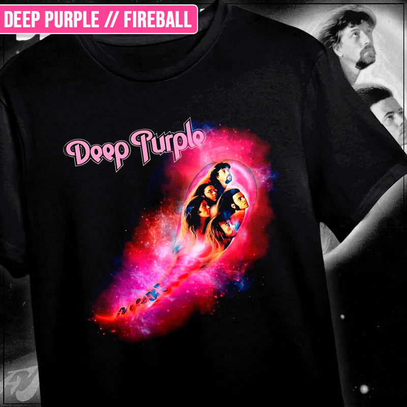 Remera "Deep Purple: Fireball"