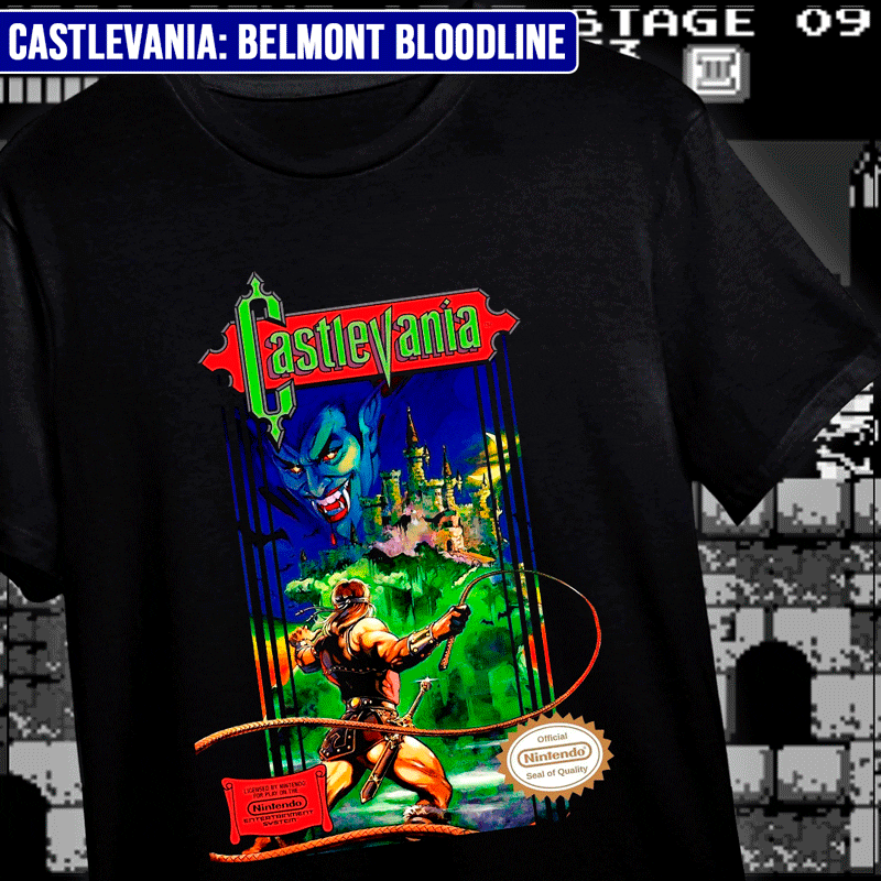 Remera "Castlevania: Belmont Bloodline"
