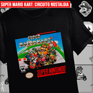 Remera "Super Mario Kart: Circuito Nostalgia"