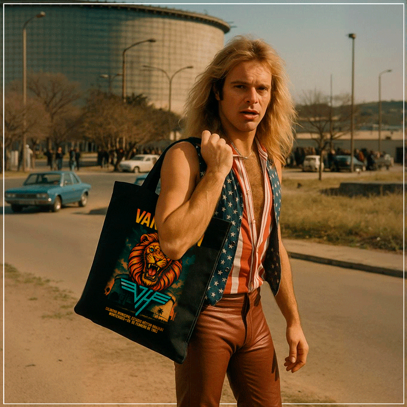 Remera "Van Halen: Cilindo Municipal // Montevideo 1983" - Imagen 4