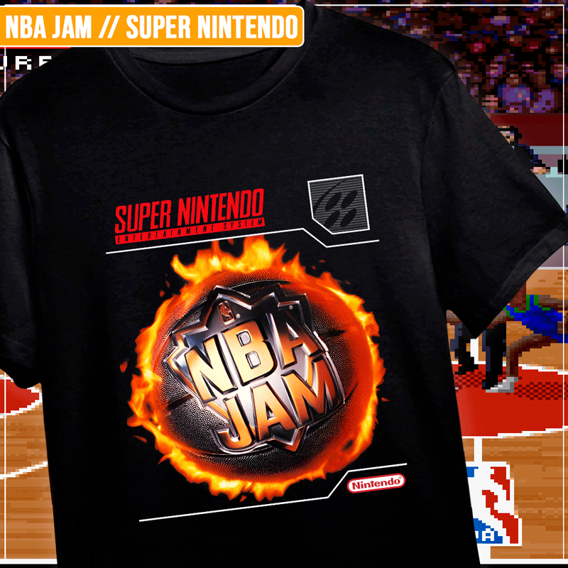 Remera "NBA Jam: Super Nintendo"