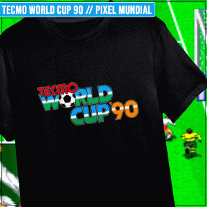 Remera "Tecmo World Cup 90: Pixel Mundial"