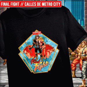 Remera "Final Fight: Calles de Metro City"