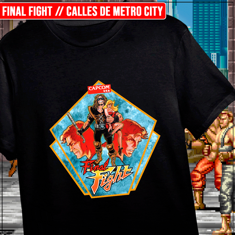 Remera "Final Fight: Calles de Metro City"